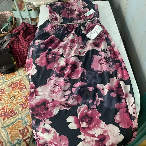 SLNY MAXI DRESS NWT SZ 16 FULLY LINED BEAUTIFUL - Picture 8 of 8